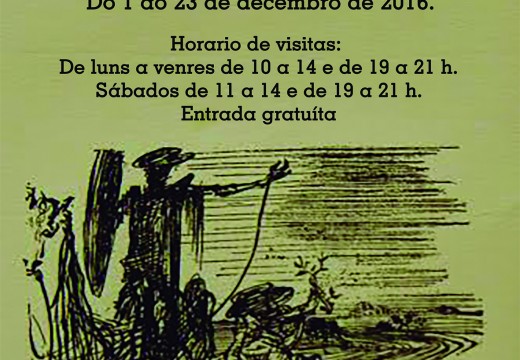 Riveira expón unha exposición en torno á figura de Cervantes para pechar o ano do cuarto centenario do seu pasamento